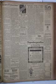 Página do jornal Correio do Ceará de maio de 1932