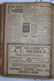 Página do jornal Correio do Ceará de maio de 1932