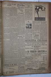 Página do jornal Correio do Ceará de maio de 1932
