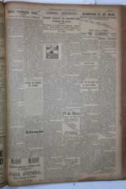 Página do jornal Correio do Ceará de maio de 1932