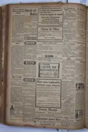 Página do jornal Correio do Ceará de maio de 1932