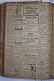 Página do jornal Correio do Ceará de maio de 1932