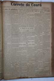 Página do jornal Correio do Ceará de maio de 1932