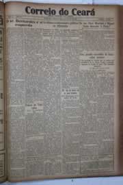 Página do jornal Correio do Ceará de maio de 1932
