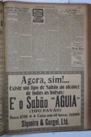 Página do jornal Correio do Ceará de maio de 1932