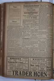 Página do jornal Correio do Ceará de maio de 1932