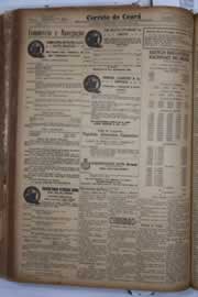Página do jornal Correio do Ceará de maio de 1932
