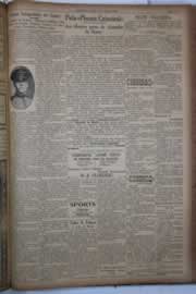 Página do jornal Correio do Ceará de maio de 1932