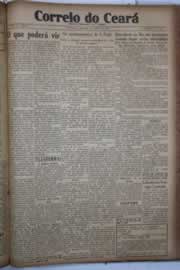 Página do jornal Correio do Ceará de maio de 1932