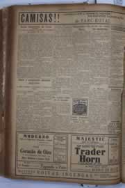 Página do jornal Correio do Ceará de maio de 1932