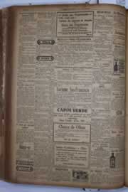 Página do jornal Correio do Ceará de junho de 1932