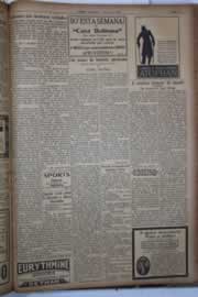 Página do jornal Correio do Ceará de junho de 1932