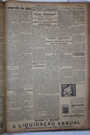Página do jornal Correio do Ceará de junho de 1932