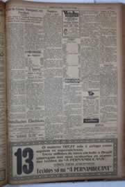 Página do jornal Correio do Ceará de junho de 1932