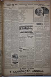 Página do jornal Correio do Ceará de junho de 1932