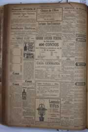 Página do jornal Correio do Ceará de junho de 1932