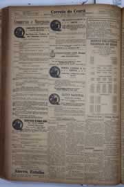 Página do jornal Correio do Ceará de junho de 1932