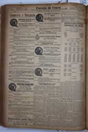 Página do jornal Correio do Ceará de junho de 1932