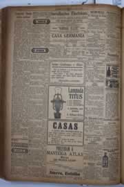 Página do jornal Correio do Ceará de junho de 1932