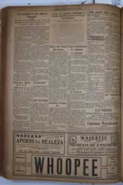 Página do jornal Correio do Ceará de junho de 1932