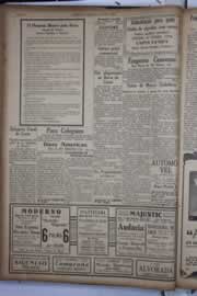 Página do jornal Correio do Ceará de janeiro de 1933