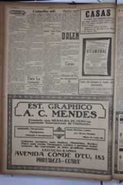Página do jornal Correio do Ceará de janeiro de 1933