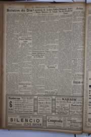 Página do jornal Correio do Ceará de janeiro de 1933