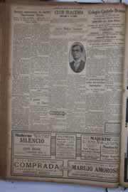 Página do jornal Correio do Ceará de janeiro de 1933