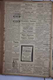 Página do jornal Correio do Ceará de janeiro de 1933
