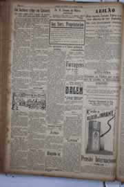 Página do jornal Correio do Ceará de janeiro de 1933