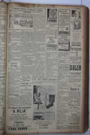 Página do jornal Correio do Ceará de janeiro de 1933