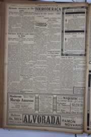 Página do jornal Correio do Ceará de janeiro de 1933
