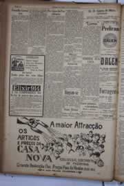 Página do jornal Correio do Ceará de janeiro de 1933