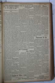 Página do jornal Correio do Ceará de janeiro de 1933