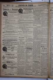 Página do jornal Correio do Ceará de janeiro de 1933