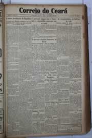 Página do jornal Correio do Ceará de janeiro de 1933