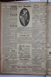 Página do jornal Correio do Ceará de janeiro de 1933