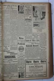 Página do jornal Correio do Ceará de janeiro de 1933