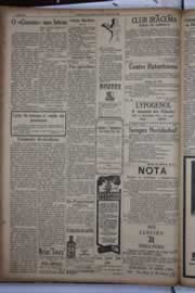 Página do jornal Correio do Ceará de janeiro de 1933