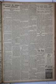 Página do jornal Correio do Ceará de janeiro de 1933