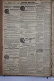 Página do jornal Correio do Ceará de janeiro de 1933