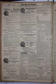 Página do jornal Correio do Ceará de fevereiro de 1933