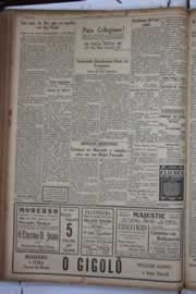 Página do jornal Correio do Ceará de fevereiro de 1933