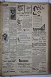 Página do jornal Correio do Ceará de fevereiro de 1933