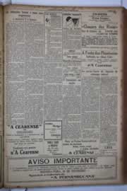 Página do jornal Correio do Ceará de fevereiro de 1933