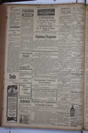 Página do jornal Correio do Ceará de fevereiro de 1933