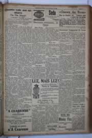 Página do jornal Correio do Ceará de fevereiro de 1933