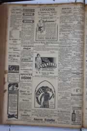 Página do jornal Correio do Ceará de fevereiro de 1933