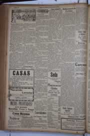 Página do jornal Correio do Ceará de fevereiro de 1933