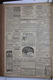 Página do jornal Correio do Ceará de março de 1933